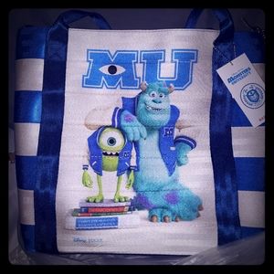 Harveys Monsters University Disney Poster Tote